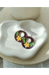 Hand Painted Wooden Earrings
